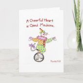 Vrolijk hart wordt goed Kaart (Voorkant)