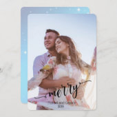 Vrolijk - Hedendaagse Kerstfoto (Voorkant / Achterkant)