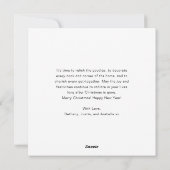 Vrolijk & helder 8 foto Kerstmis Feestdagenkaart (Achterkant)