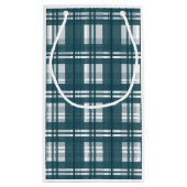 Vrolijk & helder | Achternaam | Plaid Mint Green Klein Cadeauzakje (Achterkant)