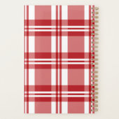 Vrolijk & helder | Achternaam | Red Plaid Planner (Achterkant)