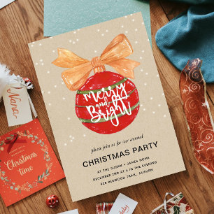 Vrolijk & Helder Feestelijke Rode Mistletoe Vakant Kaart