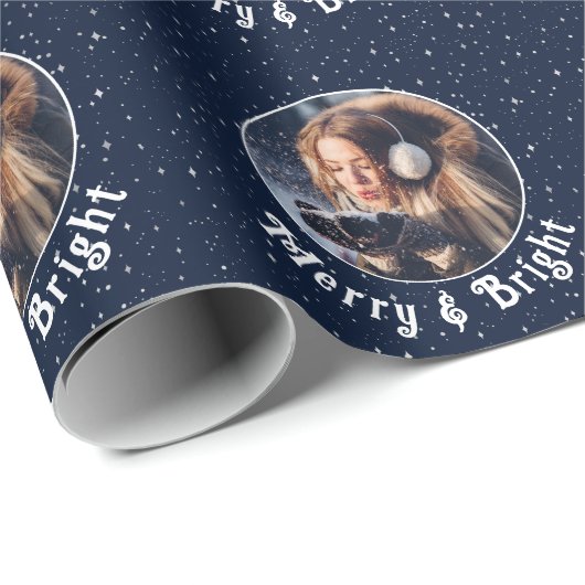 Vrolijk & Helder Foto Gouden Starlight Cadeaupapier (Rol Hoek)