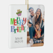 Vrolijk & Helder Foto Keramisch Vierkant Ornament (Rechts)