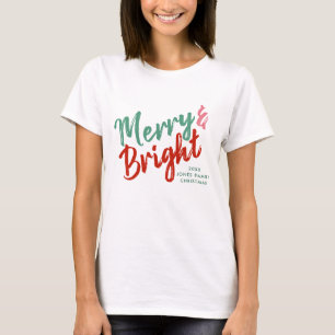 Vrolijk & Helder geschilderd scriptontwerp T-shirt