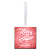 Vrolijk & helder | Glitter Kerst 3 Familiefoto Decoratie (Rechts)