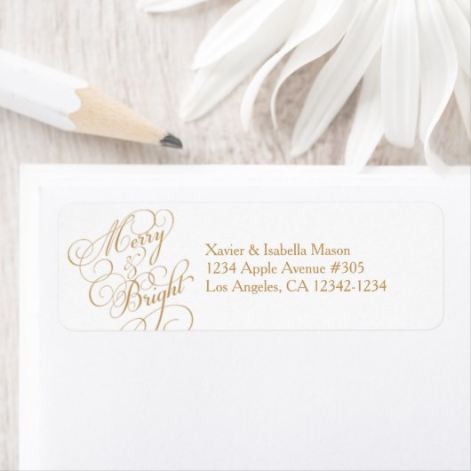 Vrolijk & helder | Goud/Wit Etiket (Insitu)