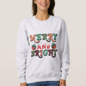 Vrolijk & Helder kerst sweatshirt (Voorkant)