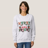 Vrolijk & Helder kerst sweatshirt (Voorkant volledig)