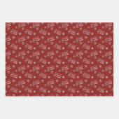 Vrolijk & Helder Kerst Wrap Pack Inpakpapier Vel (Voorkant)