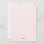 Vrolijk & Helder Kerstmis Roze en Zwart Foto Feestdagenkaart (Achterkant)