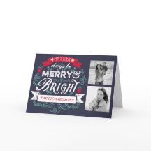 Vrolijk & Helder Kerstmis Typografie Custom Banner