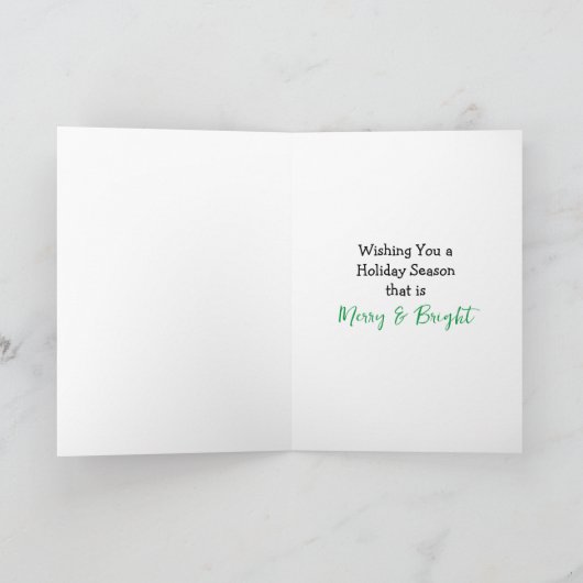 Vrolijk & helder | Kleine verlichte kerstboom Kaart (Binnen)