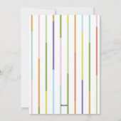 Vrolijk helder kleurrijk plezier drie foto kerst feestdagenkaart (Achterkant)