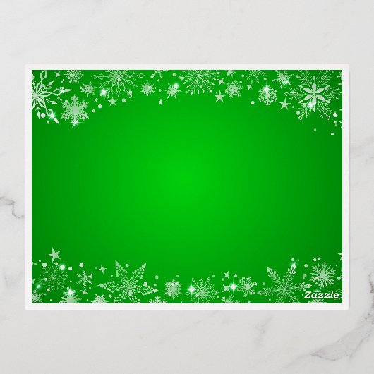 Vrolijk & helder, Liefde en Licht Folie Feestdagen Briefkaart (Achterkant)