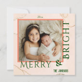 Vrolijk & Helder modern schattig vet typografie 1  Feestdagenkaart (Voorkant)