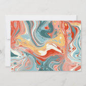 Vrolijk & Helder Modern Vloeibaar Marmer Foto Vaka (Achterkant)