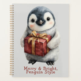 Vrolijk & Helder Pinguïn Kerstmis Planner