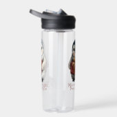 Vrolijk & Helder Pinguïn Kerstmis Waterfles (Rechts)