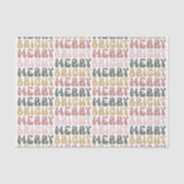 Vrolijk & Helder Retro Kleurrijke 80s Nostalgie Tr Tissuepapier (Voorkant)