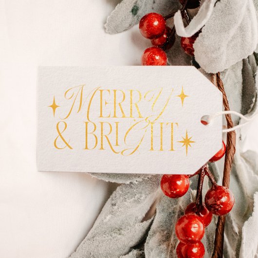 Vrolijk & Helder Retro Sterren Cadeaulabels