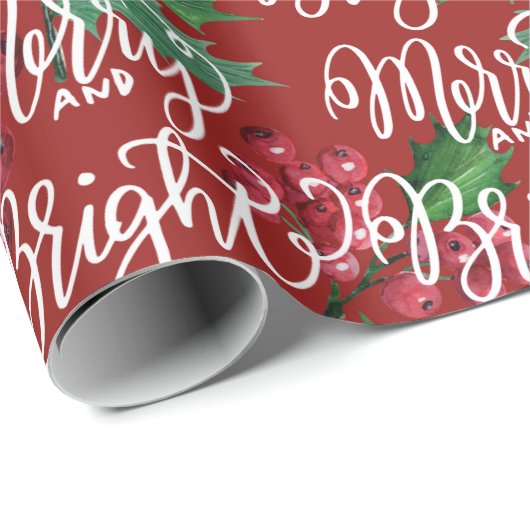 Vrolijk helder rood/groen kerstinpakpapier cadeaupapier (Rol Hoek)