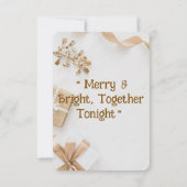 Vrolijk & Helder, Samen vanavond Kaart (Achterkant)