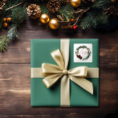 Vrolijk & helder seizoensgebonden vierkante sticker