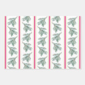 Vrolijk & Helder Typografie Kerstmis Inpakpapier Vel (Voorkant 3)