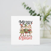  Vrolijk & Helder Vrolijk Kerstfeest (Staand voorkant)