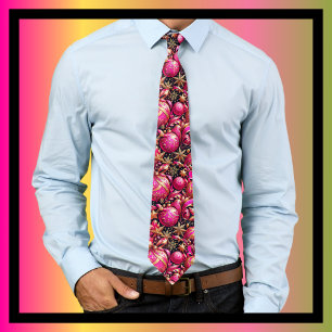 Vrolijk Heldere Kerst Ornamenten Sneeuwvlokken Ste Stropdas