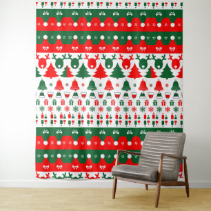 Vrolijk hert wandkleed