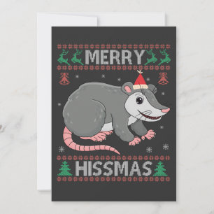 Vrolijk Hisma's Grappige Lelijke Xmas Sweater Opos Aankondiging