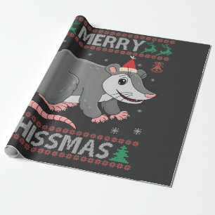 Vrolijk Hisma's Grappige Lelijke Xmas Sweater Opos Cadeaupapier