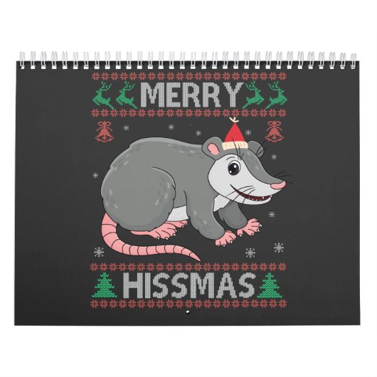Vrolijk Hisma's Grappige Lelijke Xmas Sweater Opos Kalender (Hoes)