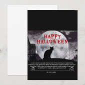 vrolijk Holloween Kaart (Voorkant / Achterkant)