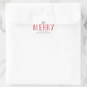 Vrolijk Holly Kerst Present Labels (Tas)