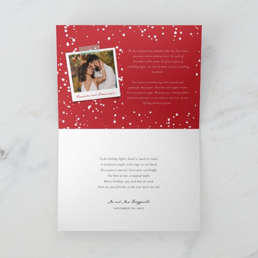 Vrolijk huwde alles gelukkig de Moderne Kaart van (Binnen)