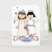 vrolijk huwelijk kaart (Voorkant)