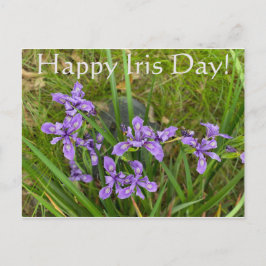 Vrolijk Iris Dag. Briefkaart