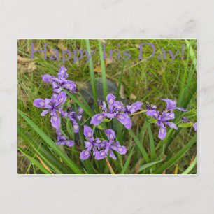 Vrolijk Iris Dag. Briefkaart