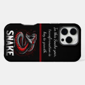 Vrolijk Jaar van de Slang viering iPhone Hoesje (Achterkant horizontaal)
