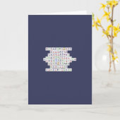 Vrolijk Jubileum - Mahjong Kaart (Gele Bloem)