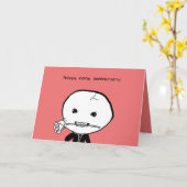 Vrolijk Jubileum! Of te laat? Kaart (Gele Bloem)