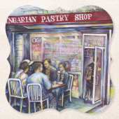 vrolijk kartonnen onderzetters (Voorkant)