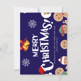 Vrolijk kerst baby Briefkaart