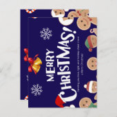 Vrolijk kerst baby Briefkaart (Voorkant / Achterkant)