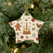 Vrolijk Kerst Doodle Patroon