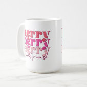 Vrolijk Kerst Drink Koffie Mok (Voorkant links)