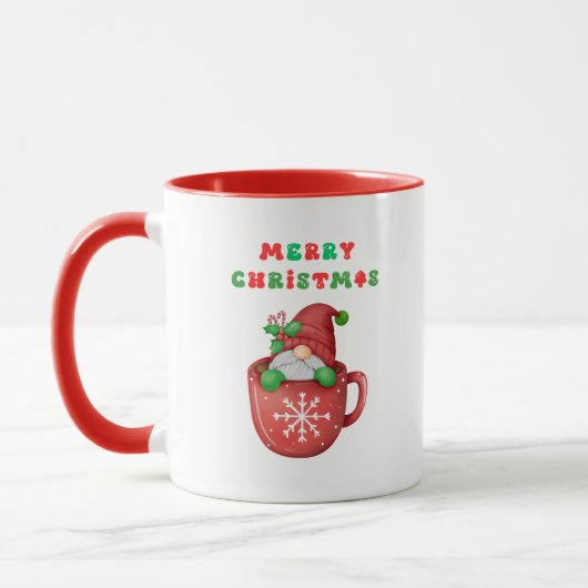 Vrolijk Kerst Drink Koffie Mok (Links)